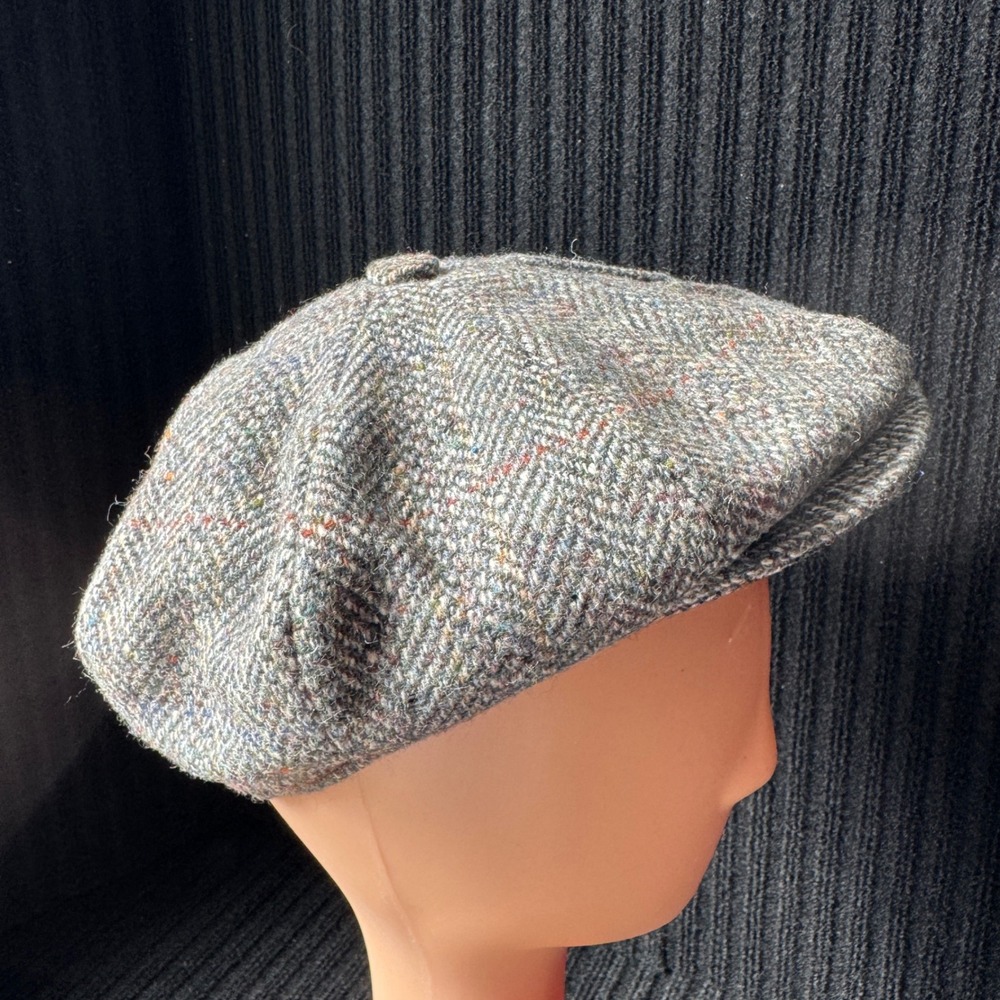 Classic Gray Tweed Newsboy Cap - Men Accessories